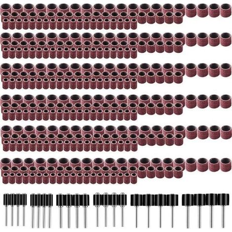 Tambour de Ponçage - ZVD - 360 Bandes Abrasives - 24 Mandrins - 6 Grains Différents - Compatibilité Universelle (1/4)