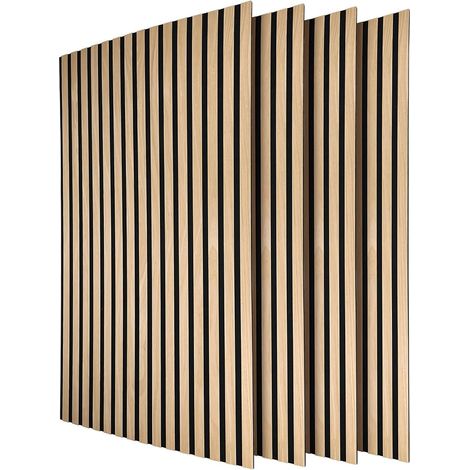 Lot de 4 Panneaux Muraux Acoustiques en PET 120x60cm (1/5)