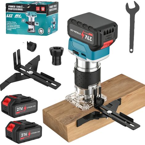 Tondeuse Électrique, Fonctionnement Sans Fil, Performance Haute Vitesse, 2 Batteries (1/2)
