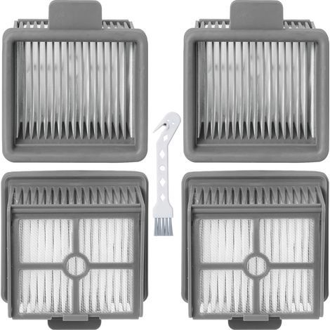 4 Filtre HEPA pour H11 / H11 Max / H12 / H12 Core / H11 Core Accessoires de rechange Aspirateur, 4 Filtre + 1 Brosse de nettoyage (1/5)