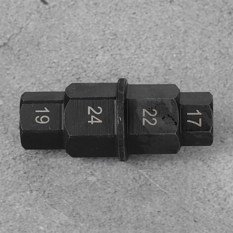 Motorrad-Reifenspindel-Schraubenschlüssel-Reparaturwerkzeug für 17 mm, 19 mm, 22 mm und 24 mm Vorderachse (1/5)