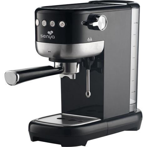 Senya Macchina da caffè Tasty Coffee 20 Bar, Caffettiera Espresso e Cappuccino 1300W, Thermoblock, Montalatte, Spegnimento automatico (1/3)