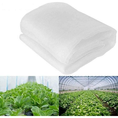 MIMOSON-Garden Nets, 10m x 2.5m Anti Insect Netting, Fine Mesh Protection Net, Against Mosquito Bird Insects, for Protecting Plants, Seeds, Flowers and Fruits (1/5)