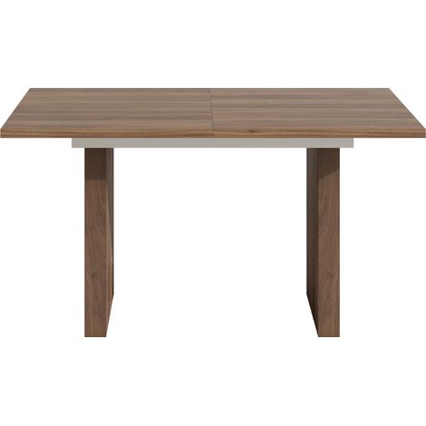 Ausziehbarer Esstisch für 6–8 Personen, MDF-Küchentisch rechteckig, Walnuss, 140–200 x 90 cm - PANGIVO (1/5)