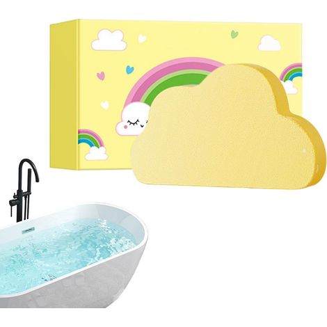 Bombe de bain pour filles jouet arc-en-ciel coloré et amusant , balle douche garçons , moments en fa