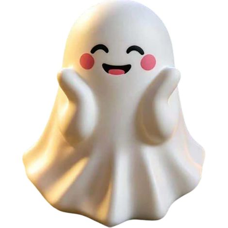 Décoration d'Halloween fantôme, figurine en résine mignonne à poser sur un bureau ou une étagère, pour la maison ou le bureau. (1/3)