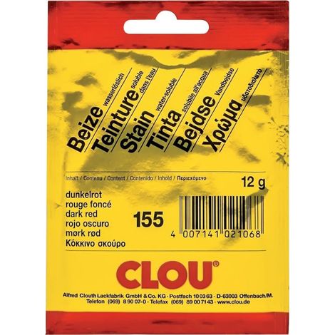 Clou Pulverbeize 12 g dunkelrot Beizen (1/3)