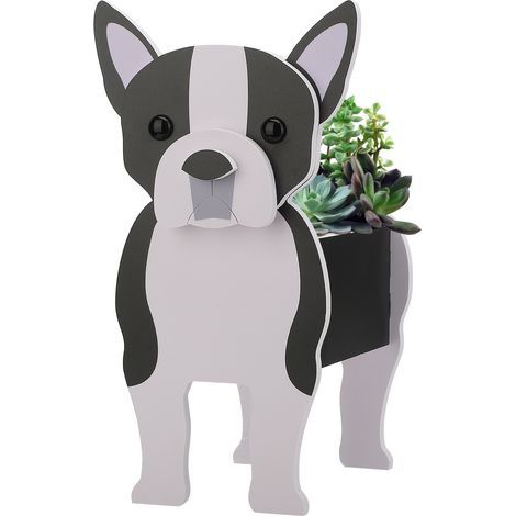 Dekorativer Hunde-Pflanztopf, hohe Tragkraft, niedliche Blume für Zuhause und Garten, cooler Welpe, kleine Größe (1/5)