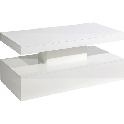 Modern Black TV Stand Cabinet 200cm with LED lights for up 90 " TV's Sound Bar Shelf (1/3)
