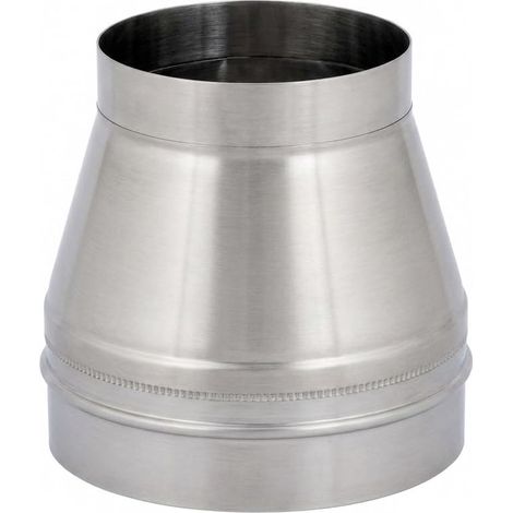 MAKA Comignolo Conico, Terminale in Acciaio Inox per Canna Fumaria Camino Stufa a Legna Pellet e Gas, Cappello Antipioggia Aspirafumo Conico Ø 450 mm (1/5)