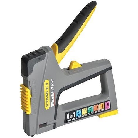 STANLEY OUTILS ZSTA-0-70-868 TR75 6 EN 1 AGRAFEUSE TRÈS RÉSISTANTE ET NAIL GUN