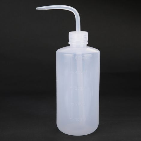 Arrosoir souple en plastique de 500 ml pour plantes succulentes, avec goulot étroit et graduation. (1/5)