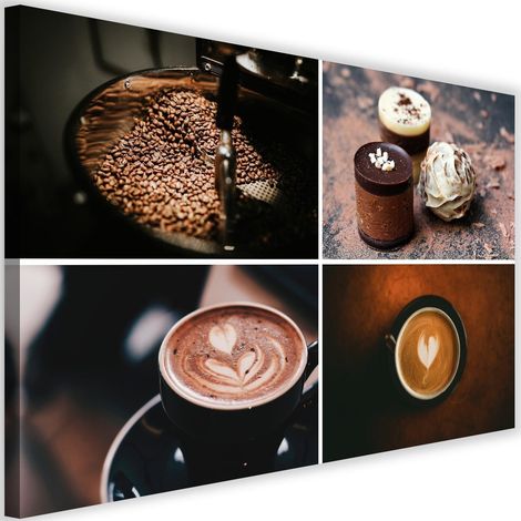 Tableau sur toile Set café et bonbons 60x40 (1/5)