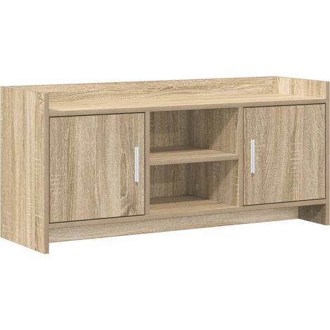 Mueble de TV 102 x 33 x 47 cm Roble Sonoma Madera de ingeniería vidaXL (1/5)