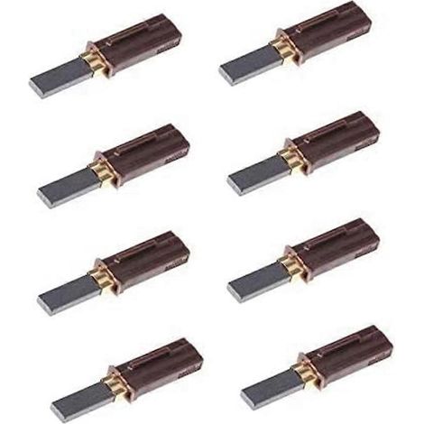 Lot de 8 balais de charbon de rechange pour moteur d'aspirateur Ametek Lamb 2311480, 333261, 33326 1 (1/5)