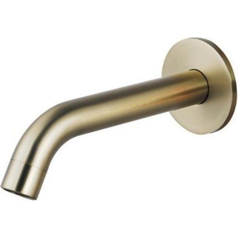 FugaFlow Eccelente Bec de sortie - 22cm raccourcissable - Laiton brossé PVD (Or) (1/4)