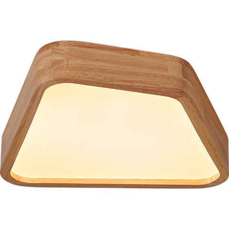 Plafonnier en rondins de style japonais Wabi-sabi, éclairage d'allée de balcon d'entrée créatif simple, plafonnier de décoration de vestiaire de tatami à la maison LED luminaires de plafond inté (1/5)