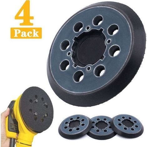 Set mit 4 8-Loch-Schleifpads für DWE6423 125-mm-Exzenterschleifer, blau (1/5)