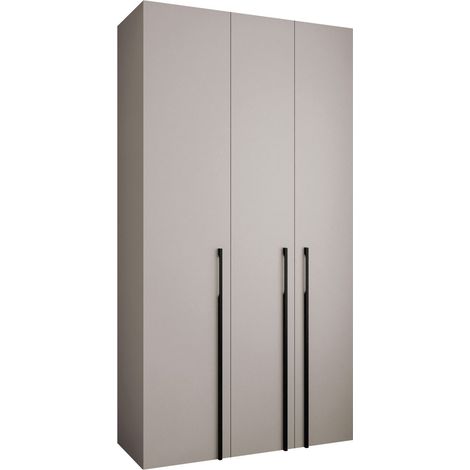 Armario Hartford 571, Cachemira, 246x130x42cm, Puertas de armario: Con bisagras, Número de estantes: 8