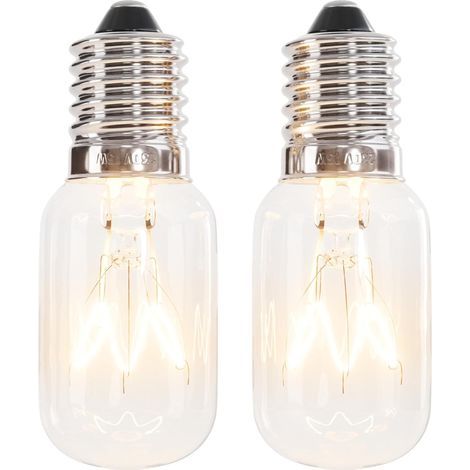 Ampoule E14 15W Blanc Chaud T22 - Lot de 2 pour Réfrigérateur, Machine à Coudre, Hotte, Congélateur (1/5)