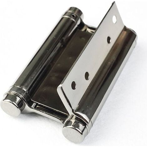 Piece stainless steel door hinges, rust-proof furniture hinge, screw, spring hinge, swing door hinge for bar, cafe, double door, YMYNY (1/4)