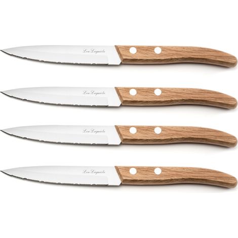Forest - Set de 4 couteaux Office" Bois naturel"