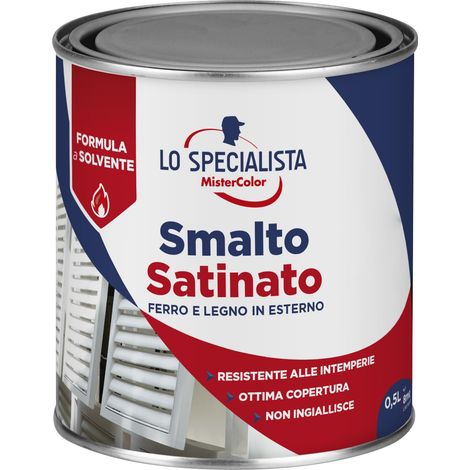Vernis Solvant Satiné Gris Perle 0.5 L (1/5)