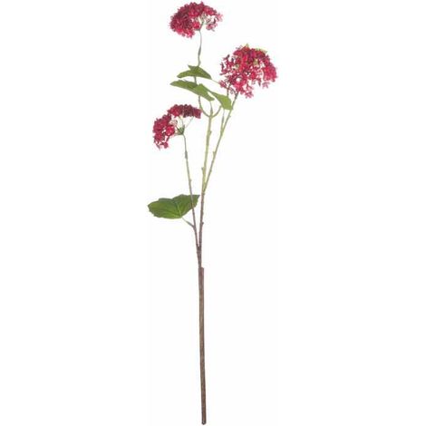 Autumnal Viburnum Artificial Flower - Plastic - L18 x W27 x H63 cm - Red