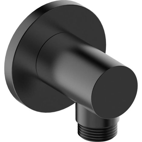Sapho - Wandanschlussbogen, schwarz matt 1205-01B (1/2)