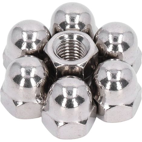 Kit d'accessoires de fixation en acier inoxydable 304, 50 pièces, écrou à capuchon pour l'entretien et la réparation M4 (1/5)