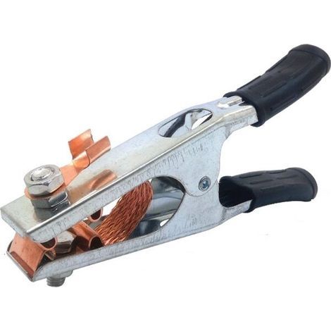 Schweißerdungsklemme, verzinkte Schweißerdungsklemme, 500-A-Magnet-Erdungsstabklemme, gute Leitfähigkeit für Schweißer, Handschweißgeräte (US-Typ) (1/5)