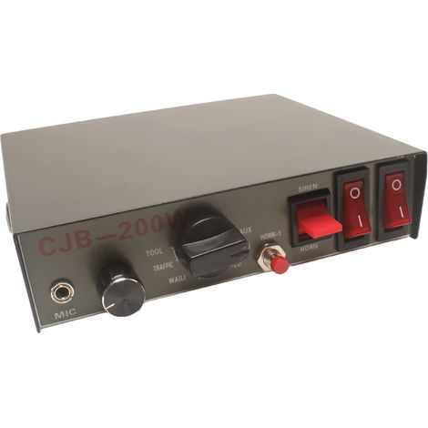 12V Klaxon de voiture haut-parleur CJB-200W, avertisseur sonore puissant 200W pour modification (1/2)