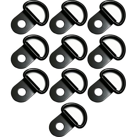 10 Pièces Anneaux d'Arrimage en D Acier Inoxydable pour Amenagement Van (1/5)