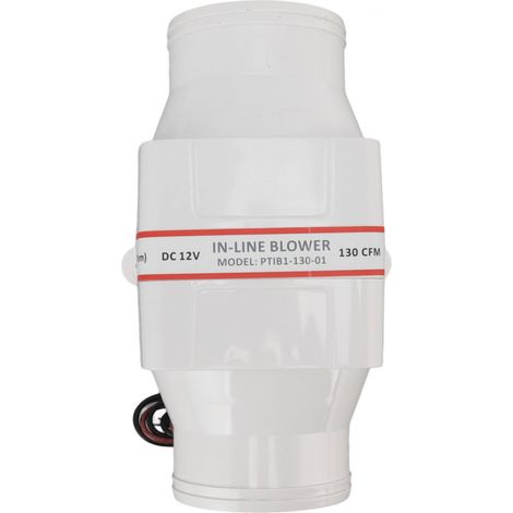 1 ventilateur de cale 12 V, en ABS, pour ventilation et extraction de fumée sur bateau, salle des machines, cuisine, toilettes et couloirs (1/5)