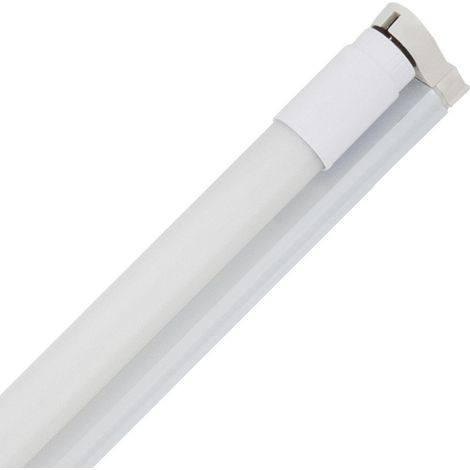 Tubo LED T8 G13 60cm Nano PC 9W 140lm/W + Supporto Portatubo  No Flicker 4000K Bianco Naturale No