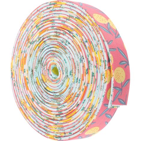 4rouleaux Ruban Imprimé Fruits Pour Confection Pinces Cheveux Ruban Double Pour Cheveux Garçon Fille Matériel Création Coiffures (1/5)
