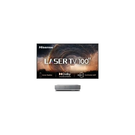 Vidéoprojecteur Hisense 100L5ND Laser TV 4K Gris