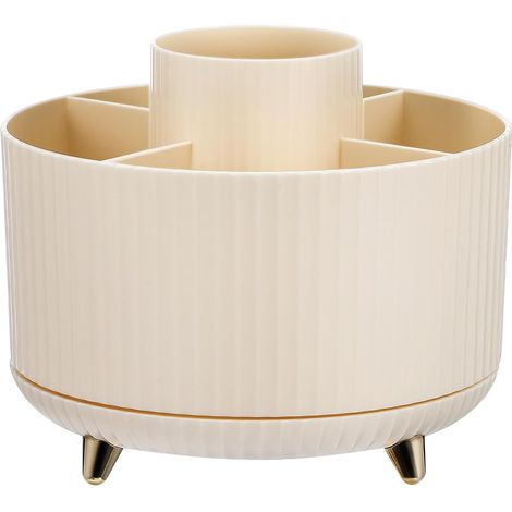 um 360 drehbarer Schreibtisch Organizer mit unterteilten