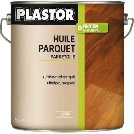 Huile pour parquet PLASTOR à base d'huile et d'uréthane - séchage ultra rapide 5L