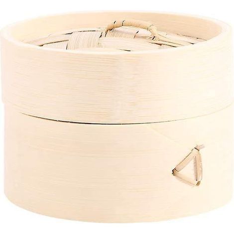Cuiseur vapeur en bambou pour raviolis chinois, panier de cuisson en bambou, ensemble de cuisson, ustensiles de cuisine (10 cm) (1/5)