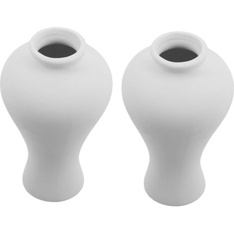 Vase Décoratif à Fleurs en Céramique Blanche pour Garçon et Filles, 2 (1/5)
