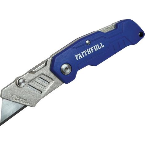 Faithfull Lock Back Utility Knife - Easy Blade Change (1/3)