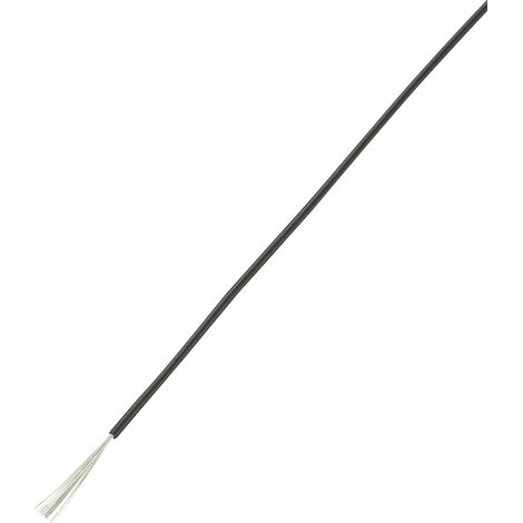 TRU COMPONENTS 1570263 Litze LiY 1 x 0.50 mm² Schwarz 100 m