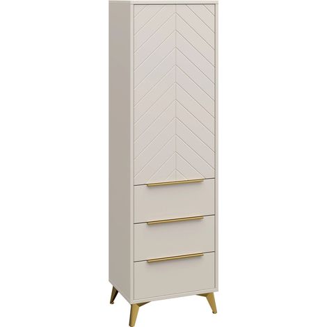 Estantería Comfivo Citrus , Con puertas, Cerrable, Con cajones, Aglomerado laminado, MDF, Número de puertas: 0, Número de cajones: 0, 180x54x40cm