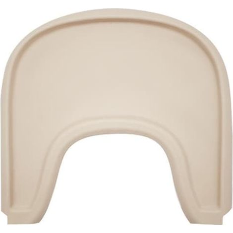 Tapis en silicone antidérapant pour plateau de chaise haute - Solution repas pratique pour Stokke blanc cassé (1/5)