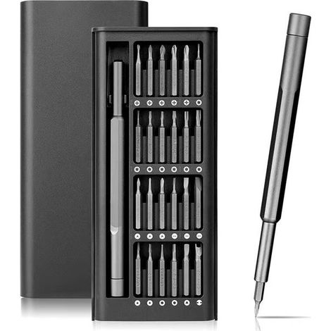 Schraubendreher 25 in 1 Präzisionsschraubendreher Set Magnetisches Reparaturwerkzeug, für Elektronik, Mobiltelefone, Laptops, Mini Schraubendrehe (1/2)