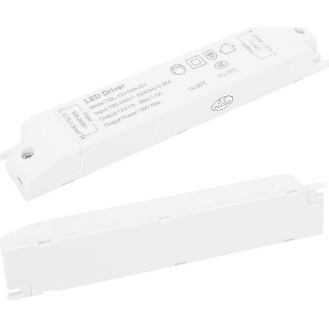 LED-Treiber-Netzteil-Transformator-Adapter-Steuerschalter PVC TDL‑12V1A5‑001 AC100V‑240V (1/5)