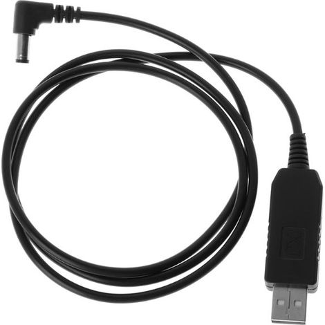 Câble de chargeur USB portable pour radio talkie-walkie Baofeng UV-5R BF-F8HP Plus-AquaForge (1/5)