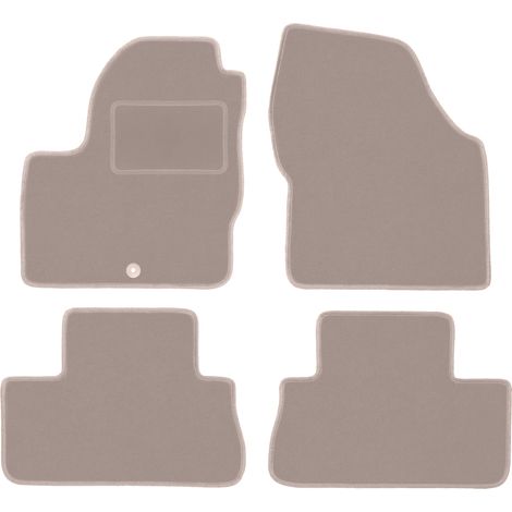Alfombrillas de terciopelo para Land Rover Freelander II SUV (2006-2014) beige (1/5)