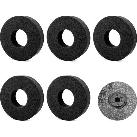 Set di 5 guarnizioni in schiuma per pompe per fontane, illuminazione per fontane, 39 mm, per fontane da esterno, anelli LED, illuminazione con sorgente in pietra, accessori (1/5)